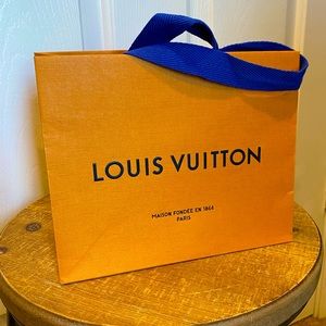 Louis Vuitton store shopping bag